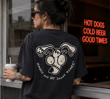 Load image into Gallery viewer, Hands Off My Savage Wiener™ Unisex T-Shirt (Black)
